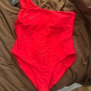 Zaful one shoulder one piece bathing suit